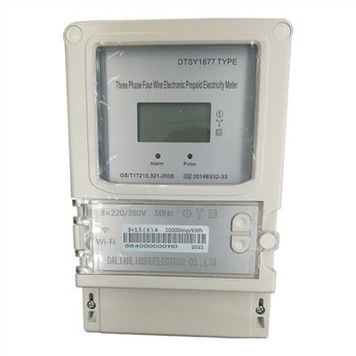 Medidor elétrico LoRaWAN monofásico montado na parede